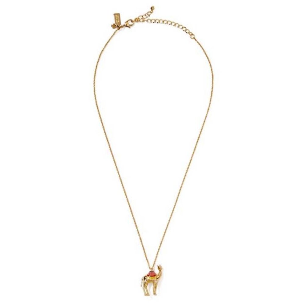 Kate Spade Spice Things Up Camel Earrings & Necklace - Picture 3 of 13